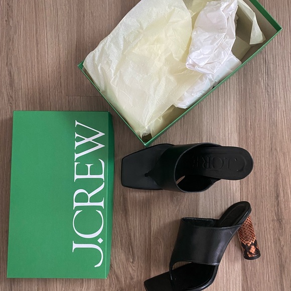 NWIB J CREW Rounded Heel Thong Sandals - Picture 2 of 7